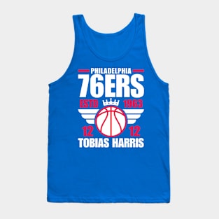 Philadelphia 76ERS Harris 12 Basketball Retro Tank Top